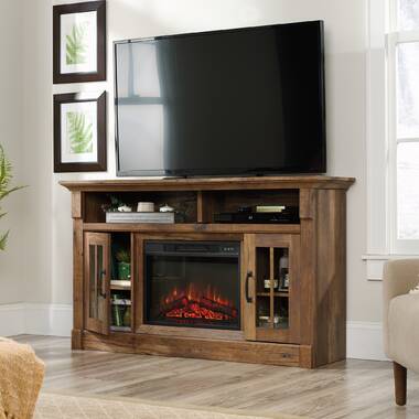 Aubriella tv shop stand fireplace